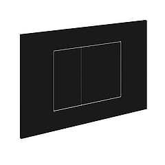 Hotbath Gal bedieningspaneel geschikt voor Geberit UP320, 16,5 x 24,5 x 0,5 cm, mat zwart