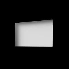 Basic Basic spiegel rechthoek op houten paneel 100 x 80 x 2 cm