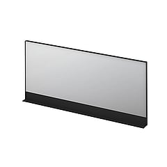 INK SP14 rechthoekige spiegel inclusief planchet 80 x 180 x 10 cm, mat zwart