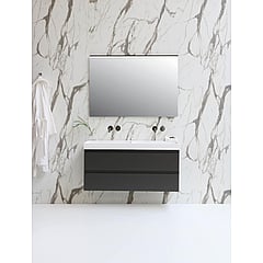 INK SP1 rechthoekige spiegel met aluminium frame 80 x 120 x 3 cm