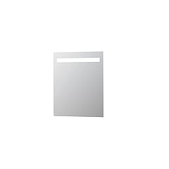 INK SP2 spiegel met aluminium frame met geïntegreerde LED-verlichting, colour-changing en sensorschakelaar 80 x 70 x 3 cm