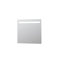 INK SP2 spiegel met aluminium frame met geïntegreerde LED-verlichting, colour-changing en sensorschakelaar 80 x 90 x 3 cm