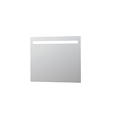 INK SP2 spiegel met aluminium frame met geïntegreerde LED-verlichting, colour-changing en sensorschakelaar 80 x 100 x 3 cm