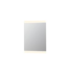 INK SP4 spiegel met aluminium frame met boven- en onder LED-verlichting, colour-changing en sensorschakelaar 80 x 70 x 4 cm