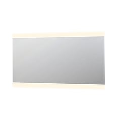 INK SP4 spiegel met aluminium frame met boven- en onder LED-verlichting, colour-changing en sensorschakelaar 80 x 160 x 4 cm