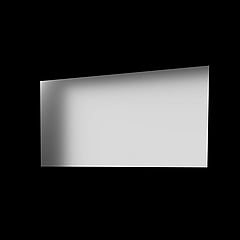 Basic Ultimate spiegel met indirecte boven- en onder LED-verlichting 120 x 60 x 3 cm, glas
