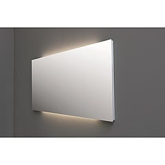 Basic Ultimate spiegel met indirecte boven- en onder LED-verlichting 120 x 60 x 3 cm, glas
