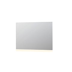 INK SP3 spiegel met aluminium frame met indirecte boven of onder LED-verlichting en sensorschakelaar 80 x 120 x 4 cm