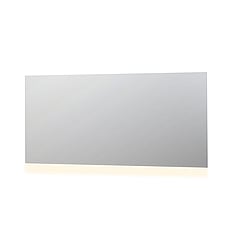 INK SP3 spiegel met aluminium frame met indirecte boven of onder LED-verlichting en sensorschakelaar 80 x 180 x 4 cm