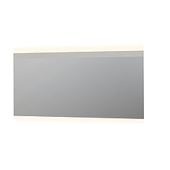 INK SP11 spiegel van rookglas op aluminium frame met indirecte boven- en onder LED-verlichting en sensorschakelaar 80 x 180 x 4 cm