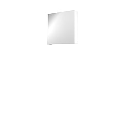 Proline Comfort spiegelkast met spiegels aan binnen- en buitenzijde en 1 deur 60 x 60 x 14 cm, mat wit