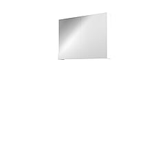 Proline Xcellent spiegelkast met 2 dubbel gespiegelde deuren 80 x 60 x 14 cm, mat wit