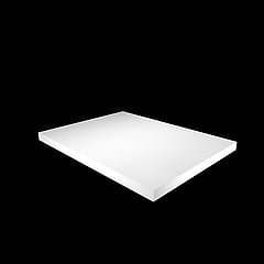 Basic Algemeen afdekplaat 60 x 3,2 x 46 cm, ice white