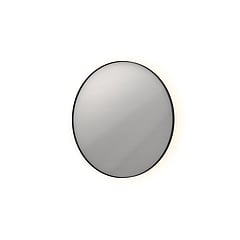 INK® SP17 ronde spiegel voorzien van dimbare LED-verlichting, verwarming en colour-changing ø 80 cm, mat zwart