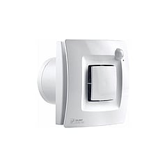 Soler & Palau Silent Dual 100 afzuigventilator voor badkamer en toilet 16,7 x 16,7 cm, wit