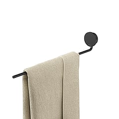 Geesa Opal 1-armige handdoekhouder 40 x 1,9 x 6,6 cm, zwart