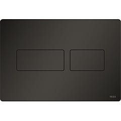 TECE Solid wc-bedieningsplaat voor duospoeling 22 x 15 x 0,6 cm, mat zwart