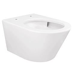Wiesbaden Vesta rimless hangend toilet met Tornado-flush 42 x 35,8 x 52,5 cm,  glanzend wit