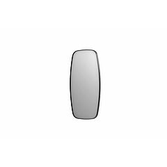 INK SP29 contour spiegel, rechthoekig met afgeronde hoeken verzonken in kader 50 x 4 x 100 cm, geborsteld metal black