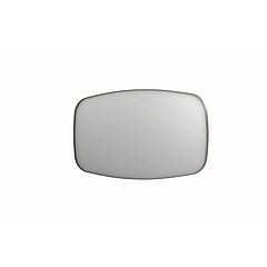INK SP29 contour spiegel, rechthoekig met afgeronde hoeken verzonken in kader 140 x 4 x 80 cm, geborsteld rvs