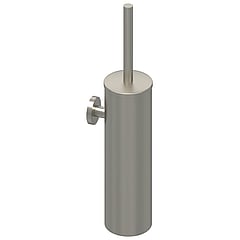 IVY Bond toiletborstelgarnituur geschikt voor wandmontage 40,6 x 8,9 x 12 cm, geborsteld nickel PVD