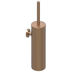 IVY Bond toiletborstelgarnituur geschikt voor wandmontage 40,6 x 8,9 x 12 cm, geborsteld mat koper PVD