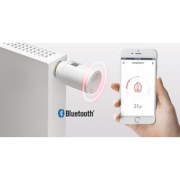 Danfoss Eco™ radiatorthermostaat met Bluetooth-bediening, wit