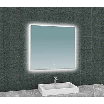 Sub Soul spiegel met LED verlichting 80 x 80 cm