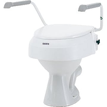 Invacare Aquatec 900 toiletverhoger met armleuningen wit 1012810