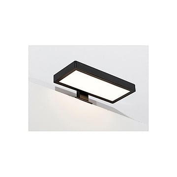Plieger Stream Nero opbouw LED spiegelverlichting rechthoekig 230V incl. bevestiging zwart