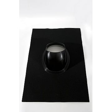 Ubbink Ubiflex dakdoorvoerpan universeel 214mm 25-45° 70x1000mm zwart