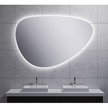 Wiesbaden Uovo condensvrije led- spiegel dimbaar 140 cm