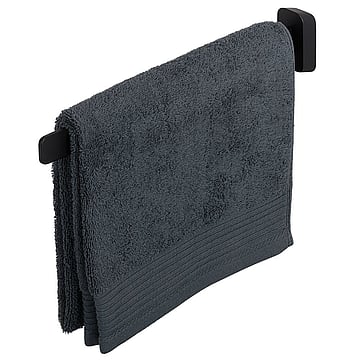 Geesa Shift collection handdoekrek 1 arm zwart, zwart