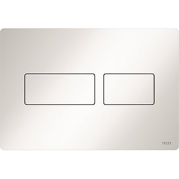 TECE Solid wc-bedieningsplaat voor duospoeling 22 x 15 x 0,6 cm, glanzend wit