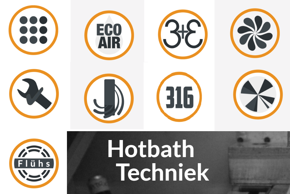 Hotbath icoontjes voor technieken